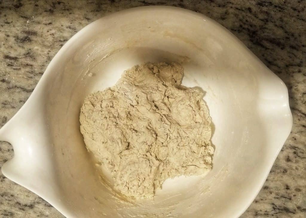 Easy No-Knead Sourdough Mixed