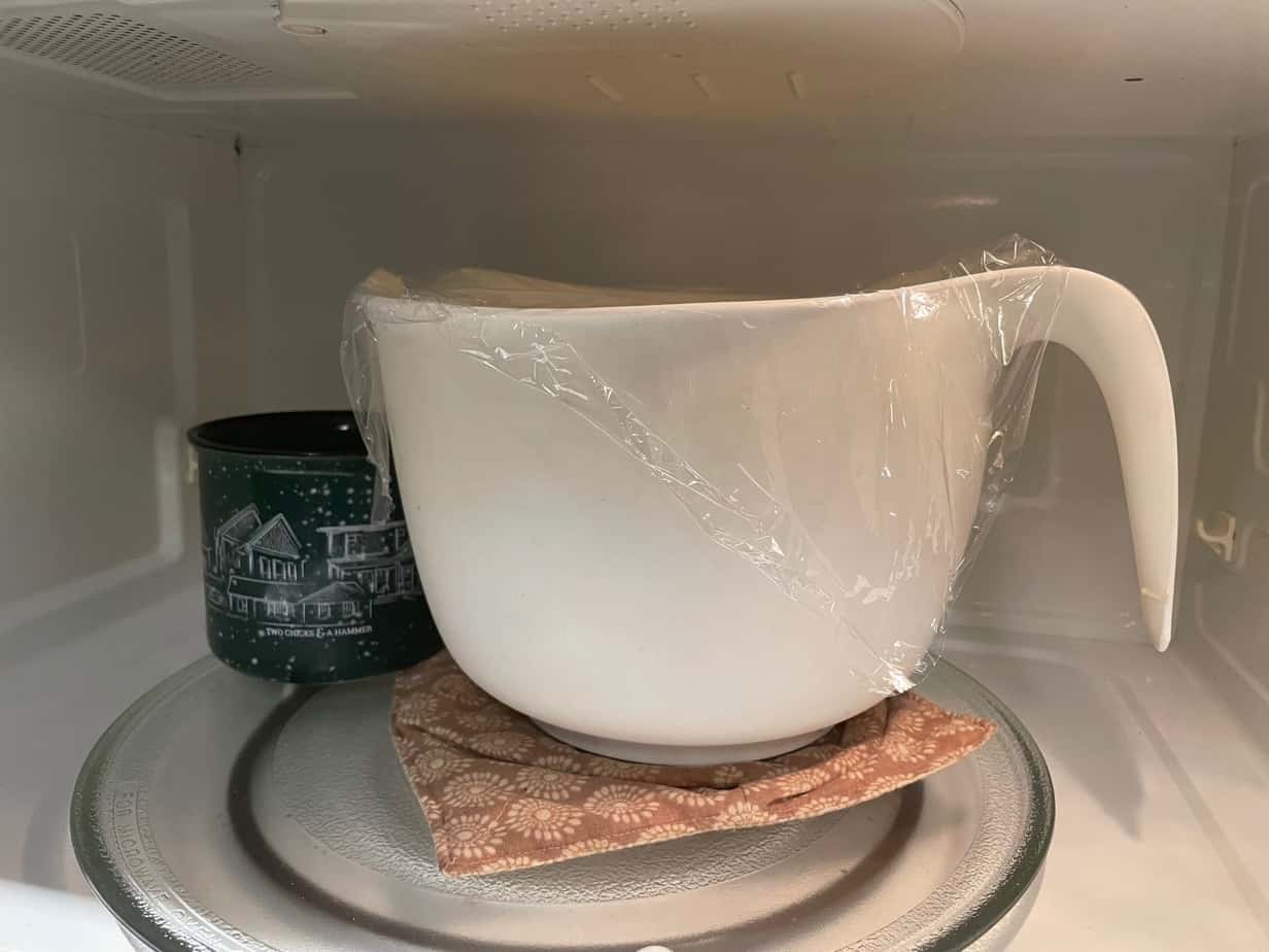 Warm spot to let dough rise