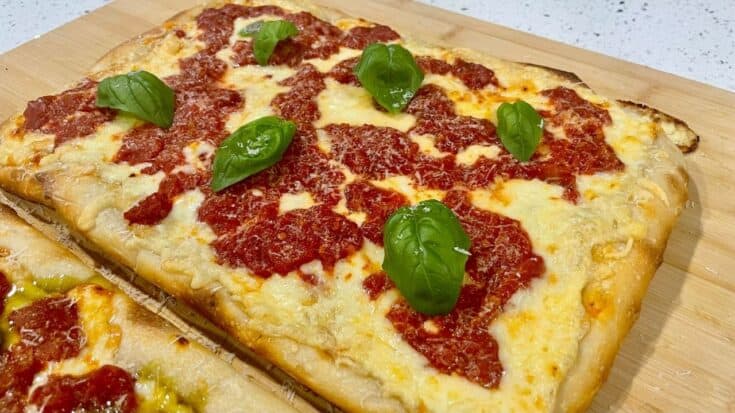 Sourdough Sicilian Pizza