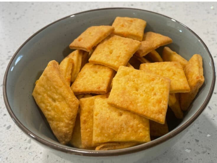 Sourdough Cheese Crackers (Homemade Cheez-Its)