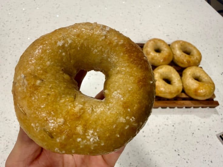 Rosemary and Sea Salt Sourdough Bagels